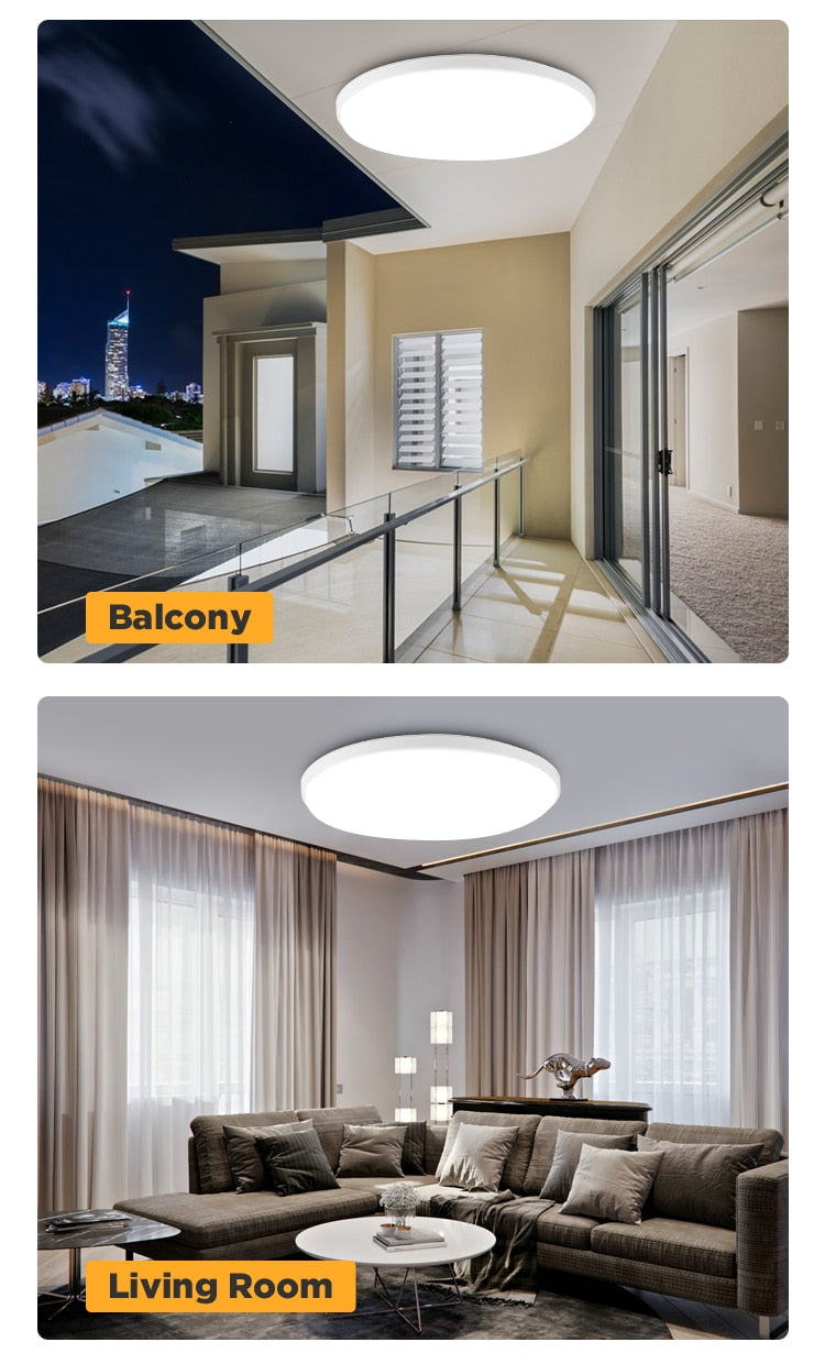 Led Ceiling Lamp 220V 72/40/30/18W Modern Indoor Lighting Fixture Ceiling Light for Living Room Bedroom Kitchen Led Panel Lights