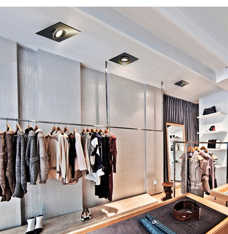 Recessed Led Downlight Dimmable Indoor Ceiling Lamp 5W 7W 10W Spot Led Living Room Bedroom Kitchen Restaurant StoreSpot Lighting