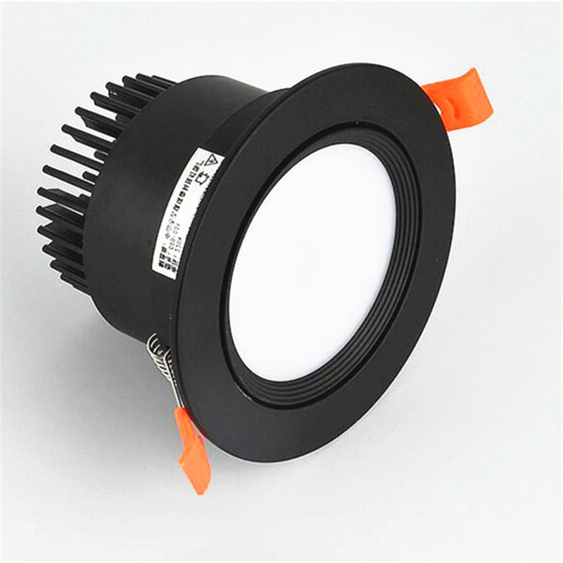 Recessed round Dimmable LED Downlights 5W 7W 9W 12W 15W 18W COB Ceiling Lamp Spot Lights AC110-220Vsitting room dining-room Lamp