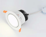 Recessed round Dimmable LED Downlights 5W 7W 9W 12W 15W 18W COB Ceiling Lamp Spot Lights AC110-220Vsitting room dining-room Lamp