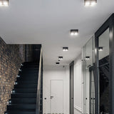 DBF Square Surface Mounted LED Downlight with Replaceable GU10 LED Bulb 5W 7W 10W 14W LED Ceiling Spot Light AC85V-265V Indoor