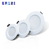 Led Downlight 220v Led Ceiling Light 3W 5W 7W 9W 12W 15W Recessed Downlights Round Led Panel Light Spotlight Indoor Lighting