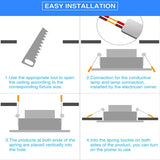 Led Downlight Lamp Ceiling Spot Light 6Pcs 3W 5W 7W 9W 12W 15W 18W SMD 220V Ultra Thin Recessed Downlight Slim Round Panel Light