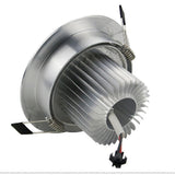 Silver Dimmable Recessed Anti Glare LED Downlights 3W/6W/10W/14W/18W/24W COB Ceiling Spot Lights AC85~265V Background Lamps