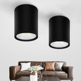 DVOLADOR Black Dimmable LED COB Downlight Surface Mounted LED Ceiling 3W/5W/7W/10W Housing AC85-265V Downlight with LED Driver