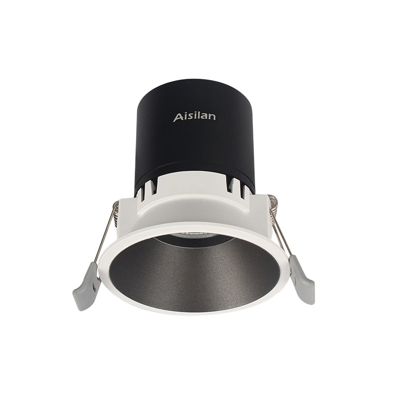 Aisilan LED Recessed spotlight Narrow Border lamp home spotlight 7.5 open hole downlight minimalist living room CRI 93