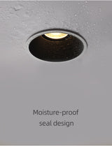 Aisilan LED Recessed spotlight Narrow Border lamp home spotlight 7.5 open hole downlight minimalist living room CRI 93