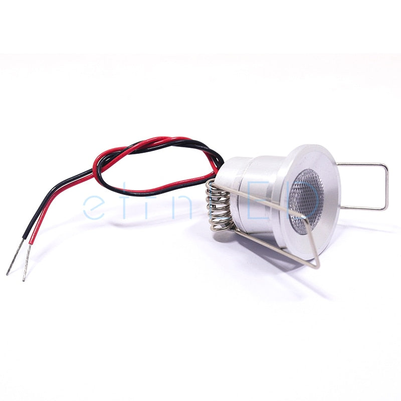 etrnLED 12V Mini Led Light Focus 1W Ceiling Spot Recessed Downlight Interior Outdoor Verandas Stairs Waterproof Bath Sauna Lamp
