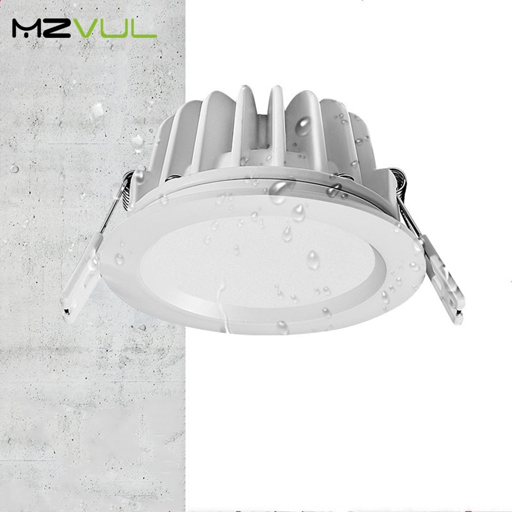 IP65 Waterproof LED Downlight 5W 7W 9W 12W 15W Waterproof Recessed lamp LED Ceiling Spot Light For Bathroom lighting Fixtures