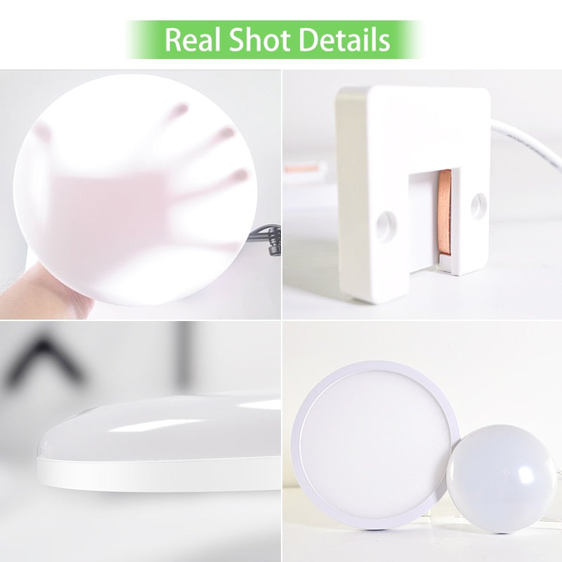 K-RU LED Panel Lamps AC 85-265V 6W 9W 18W 24W Ultra Thin Wall Light Surface Mounted Lamp Indoor Lighting Modern Home Lighting