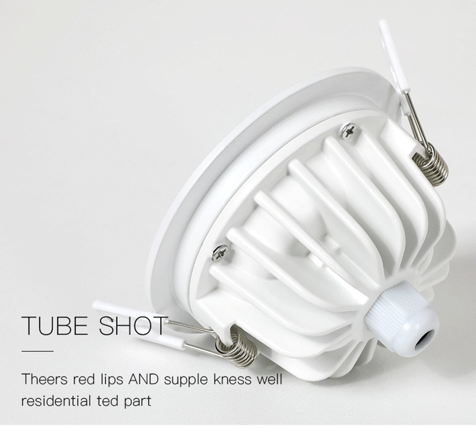 IP65 Waterproof LED Downlight 5W 7W 9W 12W 15W Waterproof Recessed lamp LED Ceiling Spot Light For Bathroom lighting Fixtures