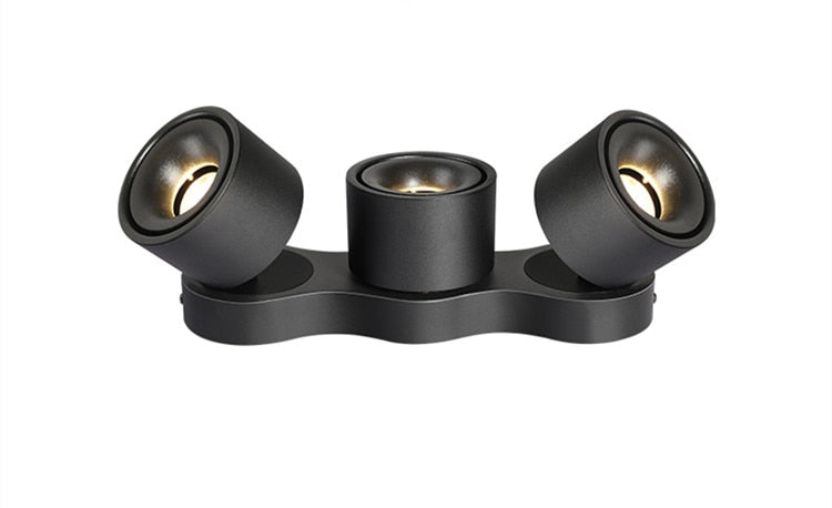 Dimmable Folding Rotating LED Downlights 27W 36W 48W COB LED Ceiling Spot Lights AC 110V 220 230V Room Lamps Indoor Lighting