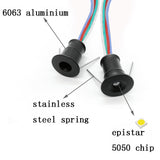 RGB LED Mini Downlight Recessed Ceiling Spot Light KTV Bar Party Stage Down Light 12V 1W Canopy Spot Led Stair Cabinet Spotlight