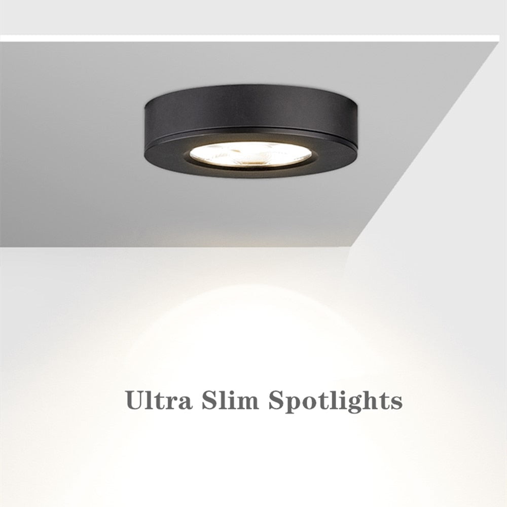 Led Downlight Ultra Slim LED Spotlight 220V Ceiling 5W 7W 10W Spot Lights Surface Mounted Lamp Bedroom Kitchen Indoor Lighting