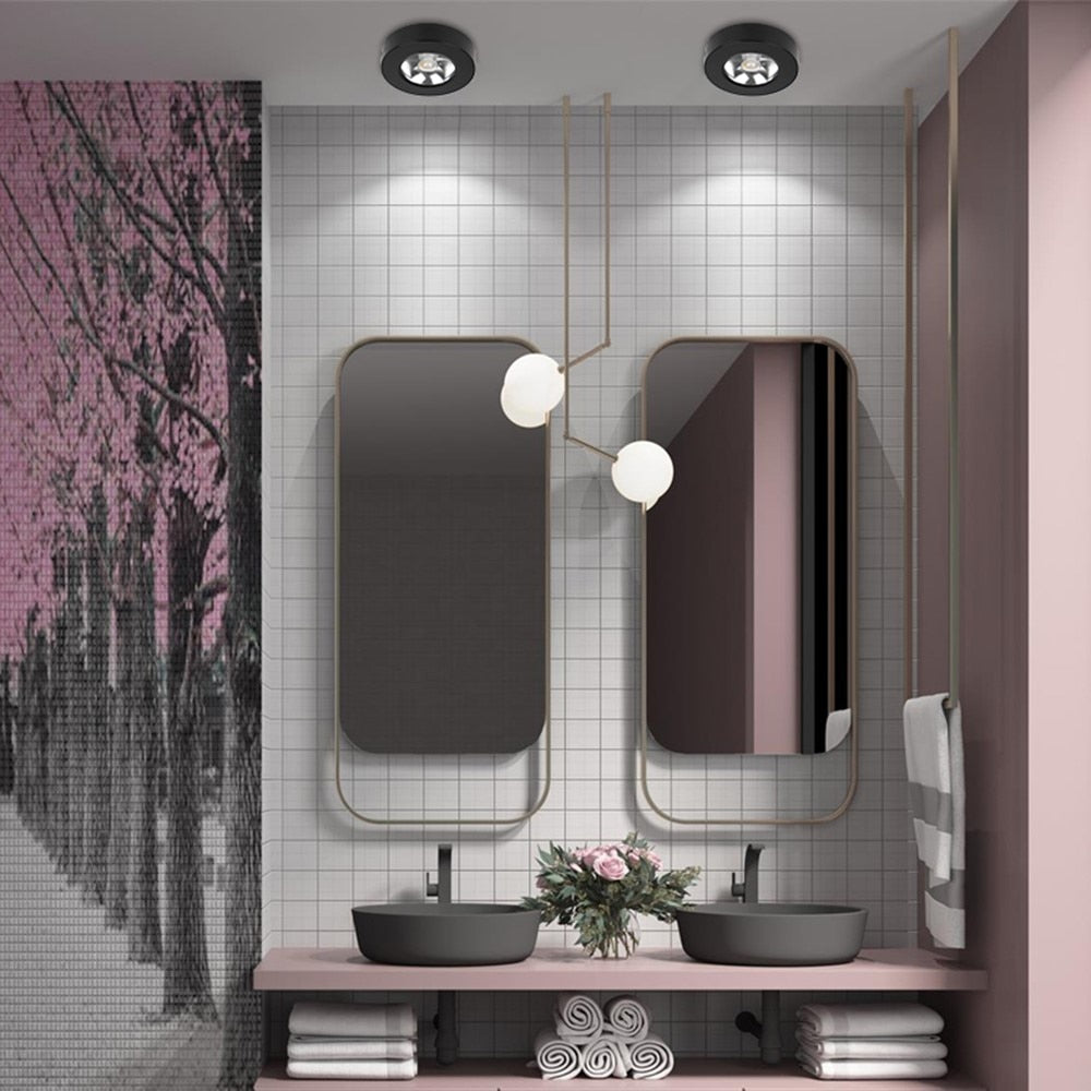 Led Downlight Ultra Slim LED Spotlight 220V Ceiling 5W 7W 10W Spot Lights Surface Mounted Lamp Bedroom Kitchen Indoor Lighting