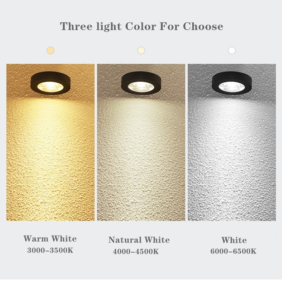 Led Downlight Ultra Slim LED Spotlight 220V Ceiling 5W 7W 10W Spot Lights Surface Mounted Lamp Bedroom Kitchen Indoor Lighting