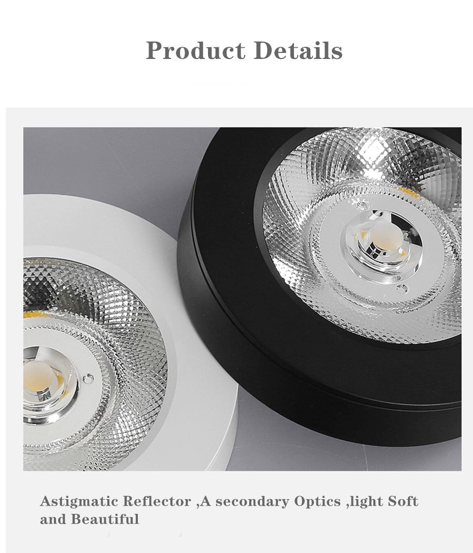 Led Downlight Ultra Slim LED Spotlight 220V Ceiling 5W 7W 10W Spot Lights Surface Mounted Lamp Bedroom Kitchen Indoor Lighting