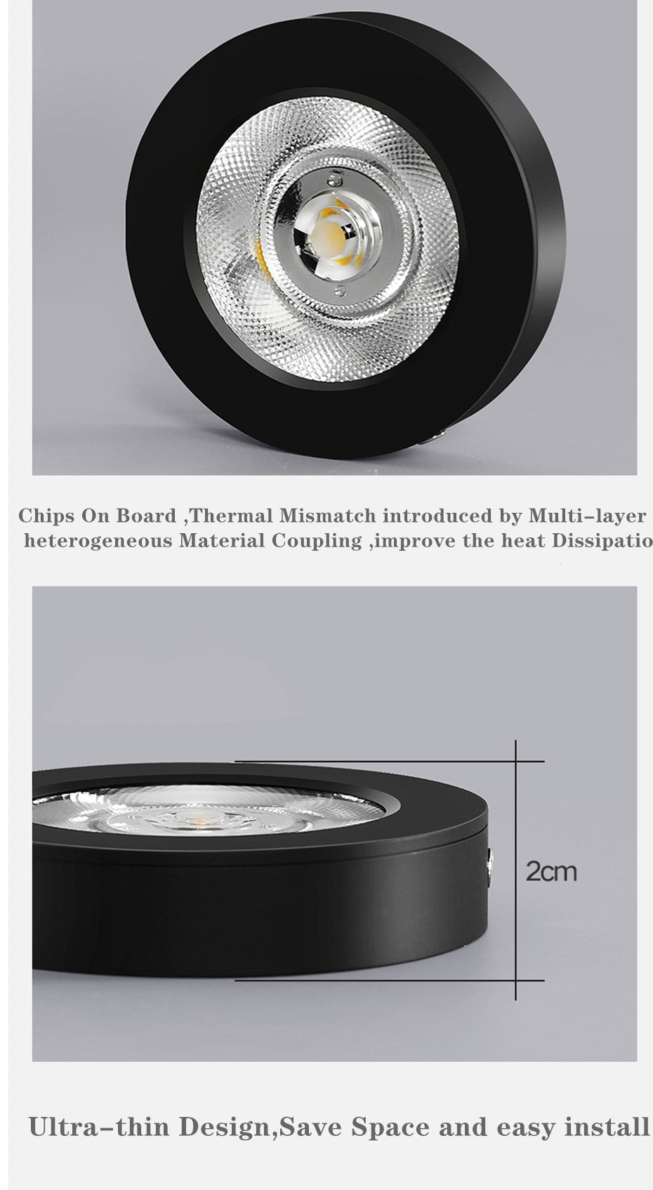 Led Downlight Ultra Slim LED Spotlight 220V Ceiling 5W 7W 10W Spot Lights Surface Mounted Lamp Bedroom Kitchen Indoor Lighting