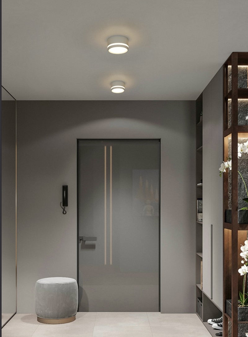 Dimmable Surface Mounted Downlights 7W 9W 12W 15W 5730SMD LED Ceiling Spot Lights AC85-265V LED Ceiling Lamp Indoor Lighting