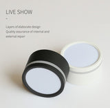 Dimmable Surface Mounted Downlights 7W 9W 12W 15W 5730SMD LED Ceiling Spot Lights AC85-265V LED Ceiling Lamp Indoor Lighting