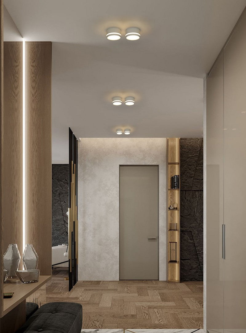 Dimmable Surface Mounted Downlights 7W 9W 12W 15W 5730SMD LED Ceiling Spot Lights AC85-265V LED Ceiling Lamp Indoor Lighting