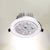 Round LED Recessed Dimmable Ceiling Downlights Aluminum LED Ceiling Light COB AC90V-260V 9W 12W 15W LED Spotlight Background Lamp