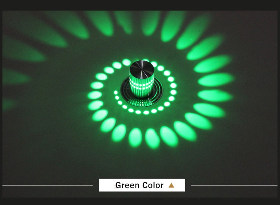 Wall Mounted led Downlight 3W RGB ceiling lamp wall Sconce for Art Gallery Decoration Balcony bedroom led Light Fixtures