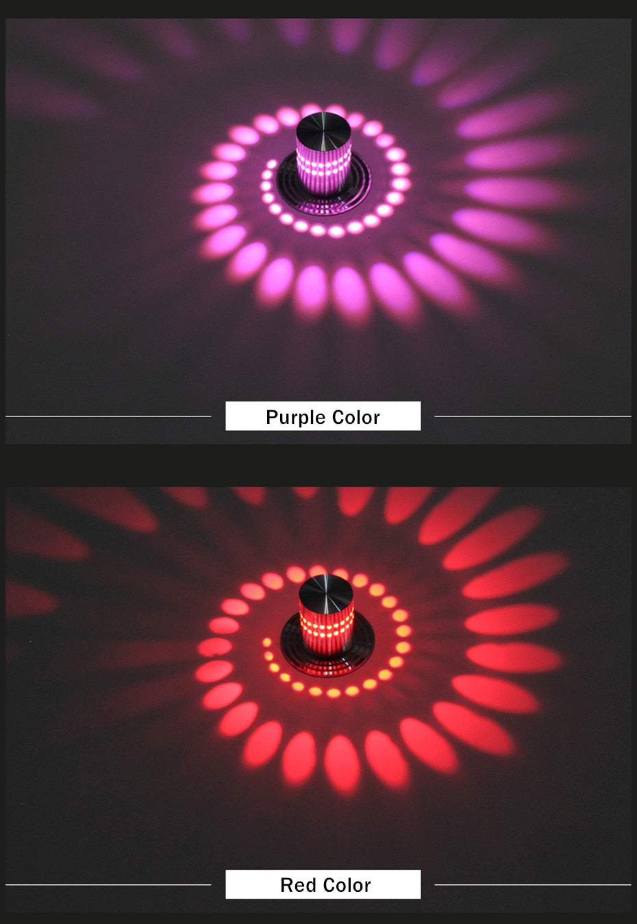 Wall Mounted led Downlight 3W RGB ceiling lamp wall Sconce for Art Gallery Decoration Balcony bedroom led Light Fixtures