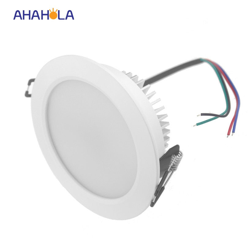 external control dc 12v ceiling led downlight 9w rgb spot led down light lamp surface recessed for home decoration 5pcs/lot
