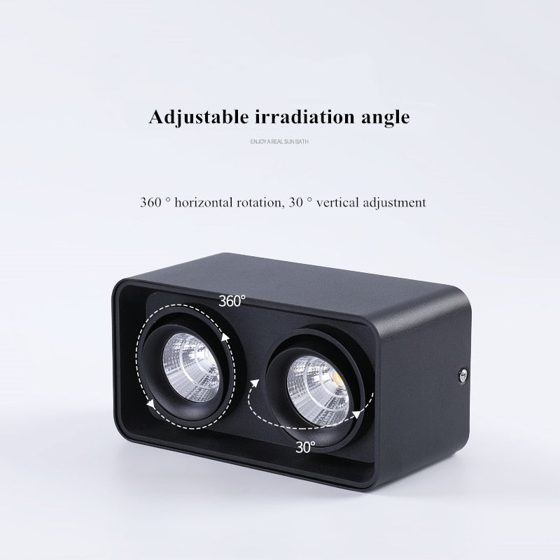 Dimmable surface mounted LED downlight 10W 15W 20W 30W COB LED ceiling spotlight AC110-220V LED  indoor lighting