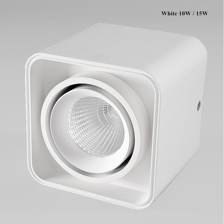 Dimmable surface mounted LED downlight 10W 15W 20W 30W COB LED ceiling spotlight AC110-220V LED  indoor lighting