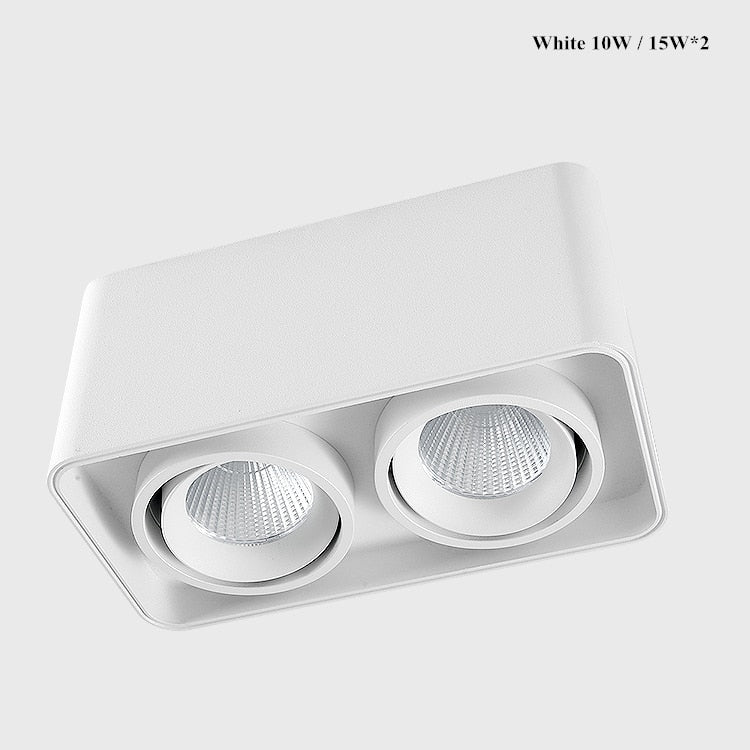 Dimmable surface mounted LED downlight 10W 15W 20W 30W COB LED ceiling spotlight AC110-220V LED  indoor lighting