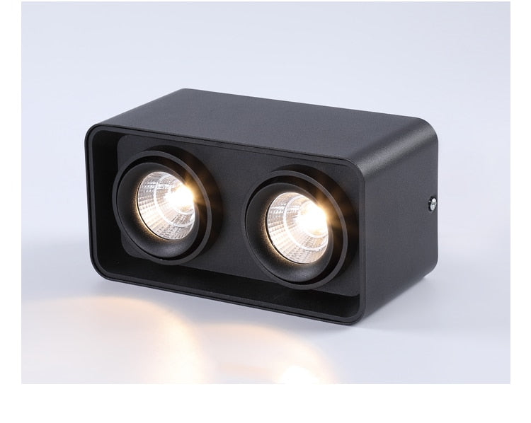 Dimmable surface mounted LED downlight 10W 15W 20W 30W COB LED ceiling spotlight AC110-220V LED  indoor lighting