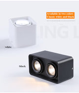 Dimmable surface mounted LED downlight 10W 15W 20W 30W COB LED ceiling spotlight AC110-220V LED  indoor lighting