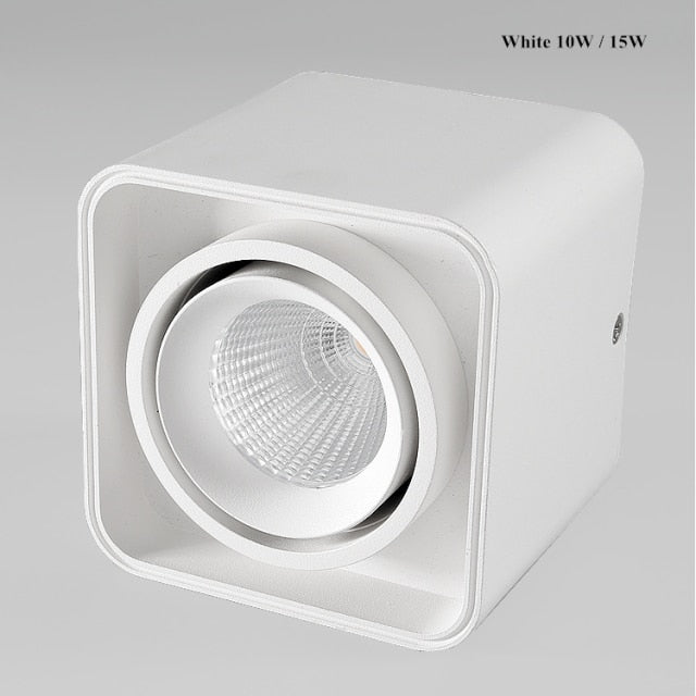 Dimmable surface mounted LED downlight 10W 15W 20W 30W COB LED ceiling spotlight AC110-220V LED  indoor lighting