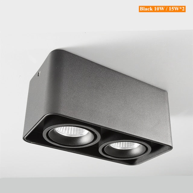 Dimmable surface mounted LED downlight 10W 15W 20W 30W COB LED ceiling spotlight AC110-220V LED  indoor lighting