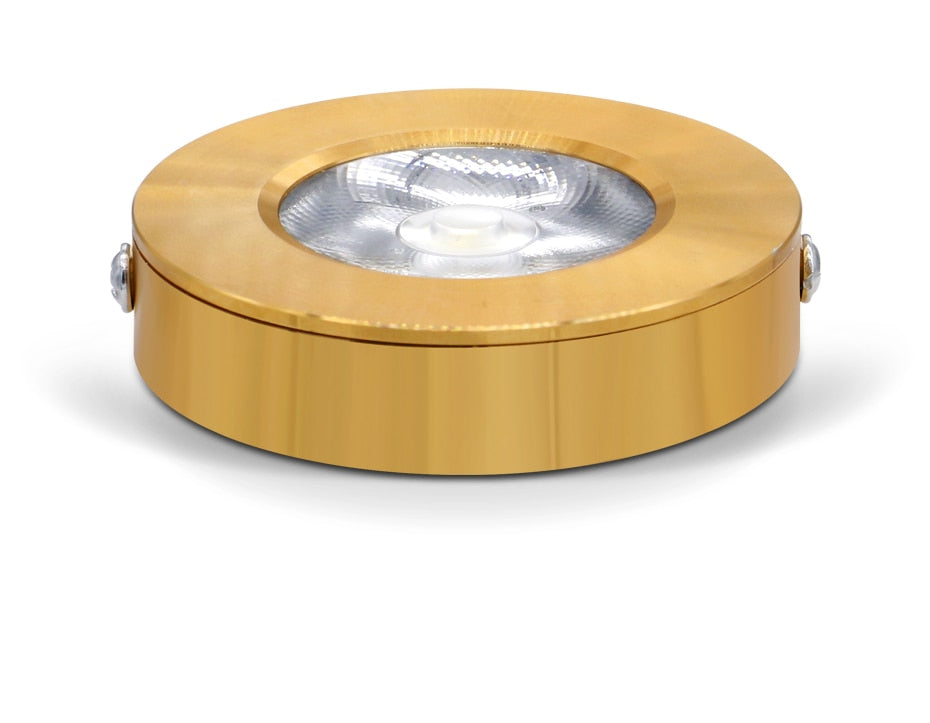 DBF Super Thin LED Surface Mounted Downlight 3W 5W 7W 9W Round Driverless Ceiling Spot Lamp for Cabinet Showcase AC 220V