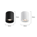 Dimmable Round 5W 7W 10W 15W 20W Angle Adjustable LED Downlight Ceiling Spot Light Living Room Bedroom Household