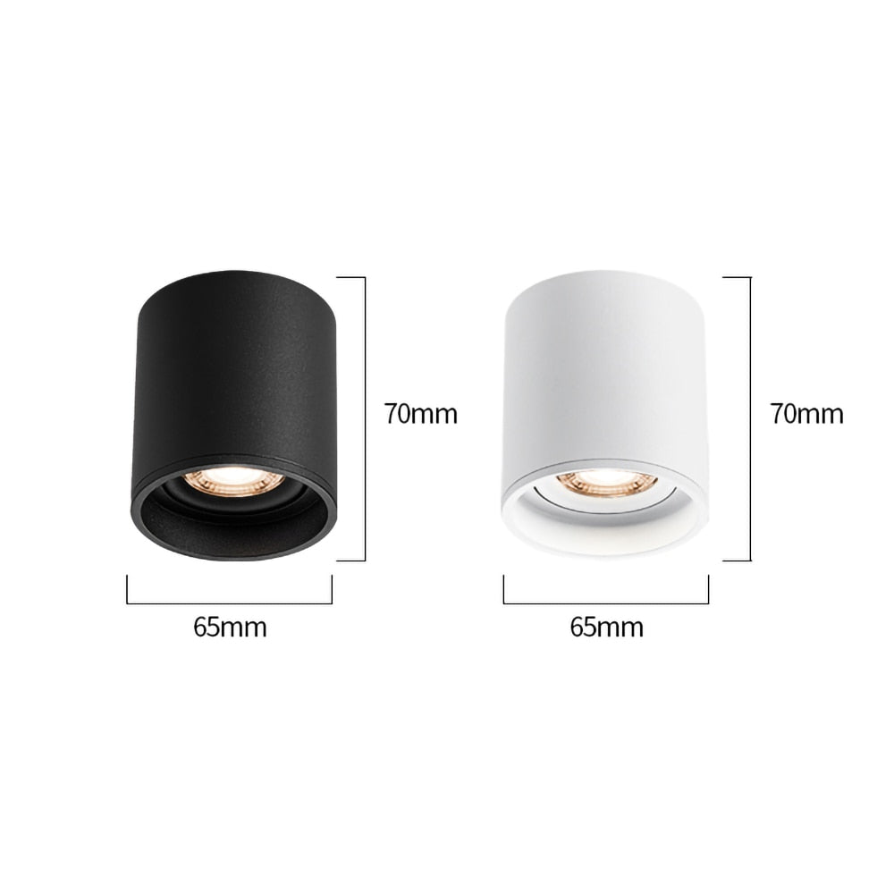 Dimmable Round 5W 7W 10W 15W 20W Angle Adjustable LED Downlight Ceiling Spot Light Living Room Bedroom Household