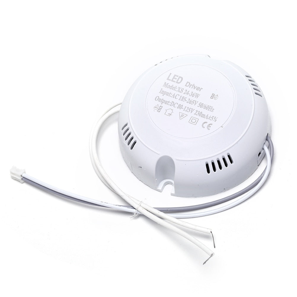 Round Driver 24W 36w LED Driver ceiling Driver Lighting Transform For LED Downlights lights