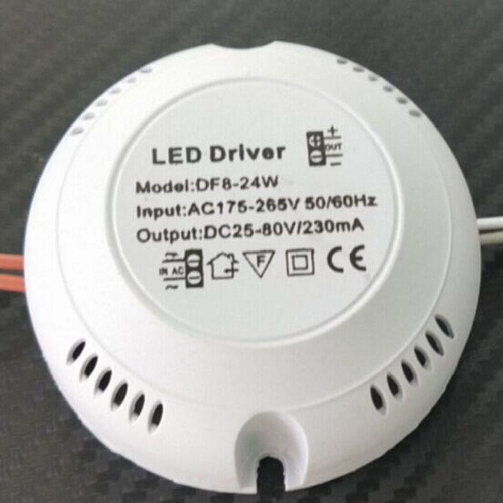 Round Driver 24W 36w LED Driver ceiling Driver Lighting Transform For LED Downlights lights