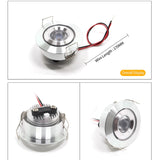 Adjustable Angle LED Spotlight Mini Downlight Living Room Decoration Interior Shop Decoration Bedroom Ceiling Built-in DC12V