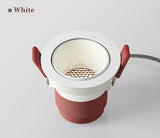 DBF 2021 Angle Adjust Anti-Glare LED Recessed Downlight 7W 12W 15W Honeycomb Nest Lens Ceiling Spot Lights Kitchen Living Room