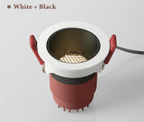 DBF 2021 Angle Adjust Anti-Glare LED Recessed Downlight 7W 12W 15W Honeycomb Nest Lens Ceiling Spot Lights Kitchen Living Room