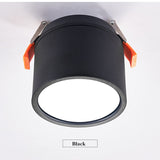 High quality Dimmable LED COB Spotlight Ceiling lamp AC85-265V 10W 12W 15W 18W Aluminum recessed downlights round led panel light