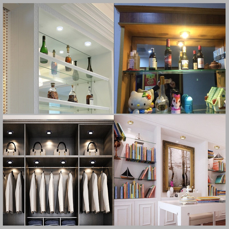 LED cob downlight surface mounted spot light Ultrathin lamp bulbs 3w 5w 7w 10w 15w 220V ceiling recessed Lights Indoor Lighting