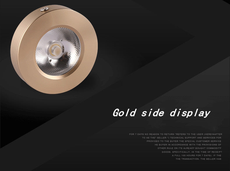 LED cob downlight surface mounted spot light Ultrathin lamp bulbs 3w 5w 7w 10w 15w 220V ceiling recessed Lights Indoor Lighting