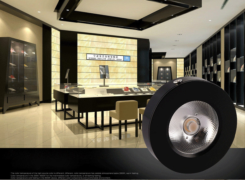 LED cob downlight surface mounted spot light Ultrathin lamp bulbs 3w 5w 7w 10w 15w 220V ceiling recessed Lights Indoor Lighting