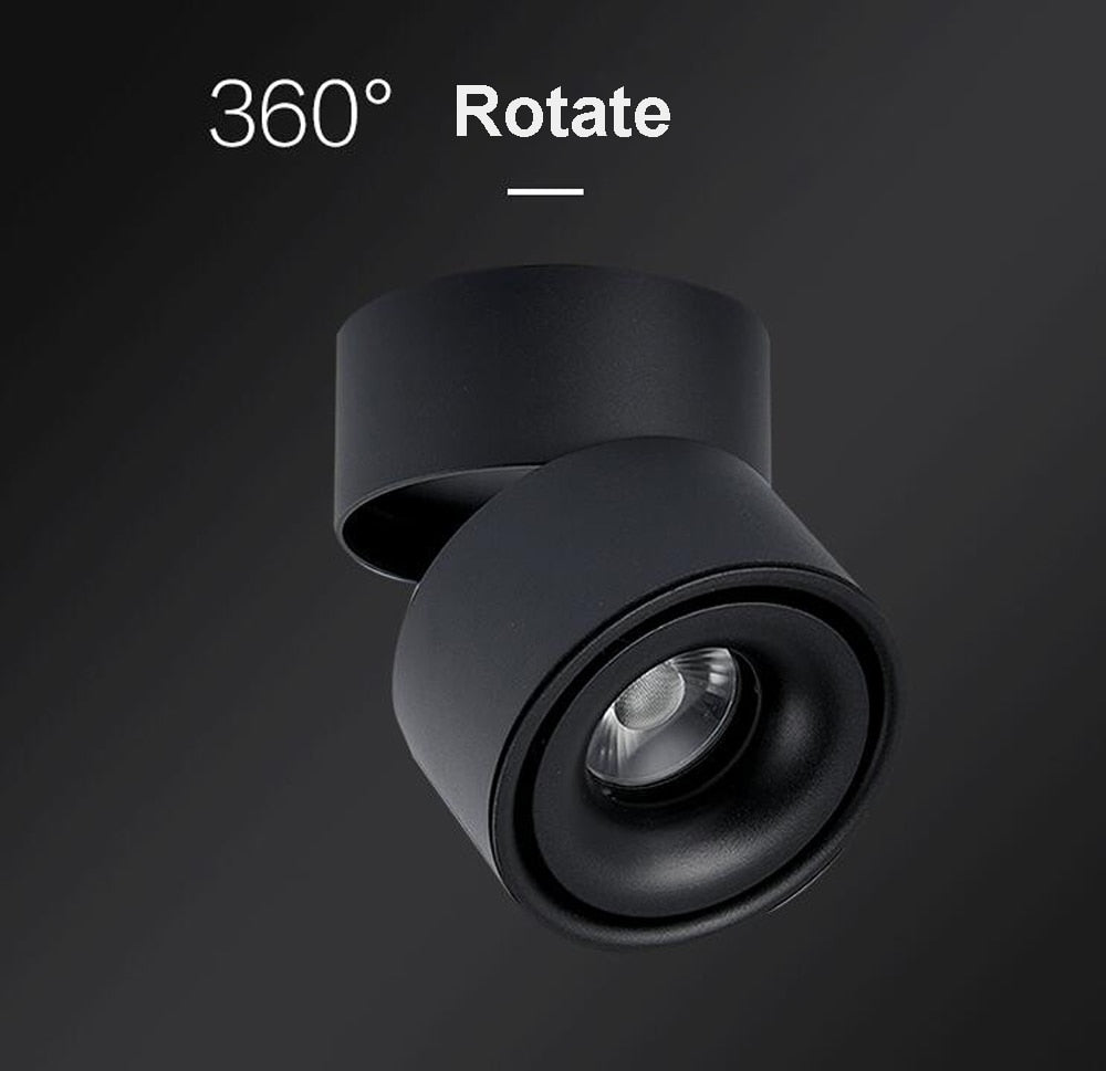 Surface Mounted Mini Embedded COB LED Downlights 5W 7W 10W 12W 360 degree rotation LED Ceiling Lamp Spot Light Downlight