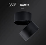 Surface Mounted Mini Embedded COB LED Downlights 5W 7W 10W 12W 360 degree rotation LED Ceiling Lamp Spot Light Downlight